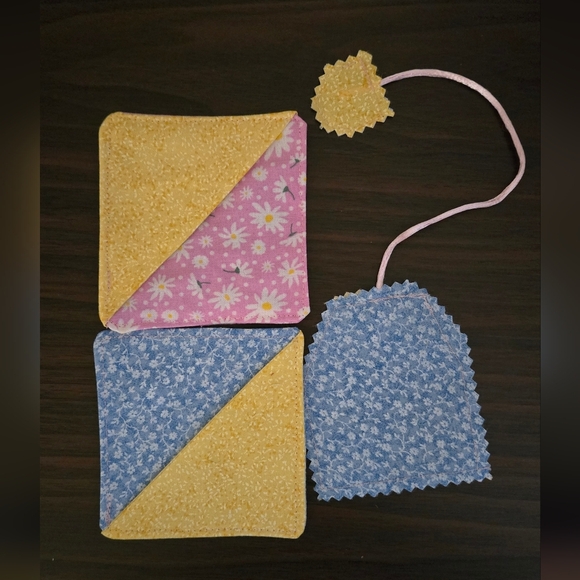 Handmade sewn bookmarks set of 3 - Picture 2 of 2